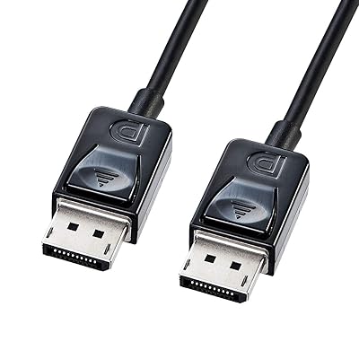 サンワサプライ(Sanwa Supply) DisplayPort ケーブル 1.5m ブラック KC-DP15K サンワサプライ(Sanwa Supply) DisplayPort ケーブル 1.5m ブラック KC-DP15K