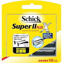シック Schick スーパーIIプラスX 2枚刃 替刃 (16コ入) 髭剃り カミソリ(4)