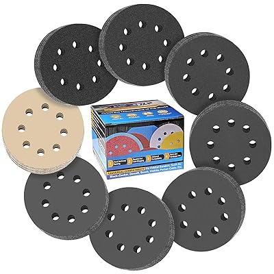 IROKCAKPT ǥ󥰥ǥ 125mm ѿڡѡ 81å(#240#400#600#800#1000#1500#2...