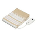 パナソニック 電気しき毛布 シングル 140×80cm 丸洗い可 室温センサー付 ベージュ DB-U12T-C
