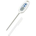 タニタ Tanita 温度計 料理 調理 IPX7 防水 -50~250度 ホワイト TT-508N WH はかった温度を記憶 スティック温度計
