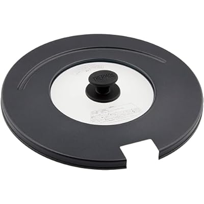 サーモス 取っ手のとれるフライパン専用フタ 20/24cm対応 ブラック KLA-001 BK