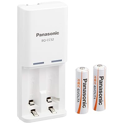 Panasonic 充電式EVOLTA 充電器セット 単3形充電池 2本付 お手軽モデル K-KJ52LLB20 Panasonic 充電式EVOLTA 充電器セット 単3形充電池 2本付 お手軽モデル K-KJ52LLB20