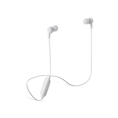 エレコム Bluetooth ブルートゥース イヤホン ワイヤレス 9.0mmドライバー [1ボタンのみのシンプルな設計] マイク付き FAST MUSIC HPC16シリーズ ホワイト LBT-HPC16XWH