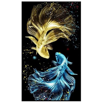 ダイヤモンドの絵画、BetterJonny 5Dダイヤモンドアートモザイクアート刺繍キット クロスステッチハンドメイド DIY 手芸キット 30x50cm…