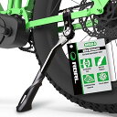 RBRL 自転車キックスタンド 24-29 インチ 安定した滑り止め自転車キックスタンド後輪 高さ調節可能な自転車キックスタンド アルミ合金自転車キックスタンド MTB/ロードバイク/電動自転車