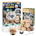 XXTOYS クリスタルジオード 水晶ジオード クリスマス プレゼント クラッキング 自分で割る 鉱石発掘 晶洞 geode 天然石 10個セット