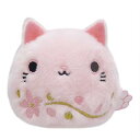 三英貿易(Sanei Boeki) オリジナル ぬいぐるみ ねこだんご 桜ねこだんご さくら W7.5×D6×H7cm アニマル(3)
