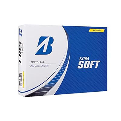 BRIDGESTONE(ブリヂストン)ゴルフボール EXTRA SOFT 2023年モデル 12球入 イエロー