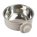 momone ペットぶら下げボウル ペットボウル ハンガー ゲージ用 ペット食器 餌入れ 固定 ヘルスウォーターボウル 猫 犬 うさぎ 小動物用 食器 M