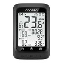 COOSPO サイクルコンピュータ GPS サイコン サイクリングコンピュータ 無線 ワイヤレス 自転車スピードメーター バッテリー内臓 Bluetooth5.0&ANT+対応 ケイデンススピードセンサー連続 IP67級防水 2.3インチディスプレイ