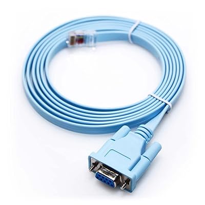 コンソールケーブル RJ-45 DB-9 シリアルケーブル Cisco 互換ケーブル (RJ45-DB9)
