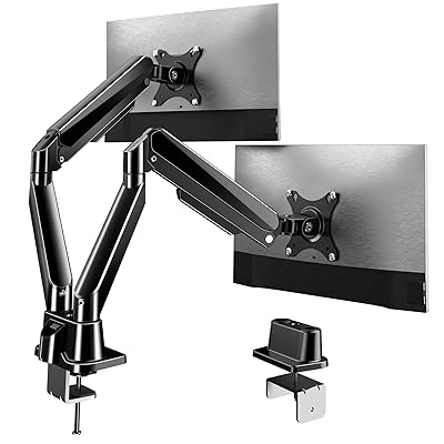 FORGING MOUNT モニターアーム 2画面 ガス式デュアル液晶ディスプレイアーム 13~32インチ(2~9kg)対応 VESA75*75/100*100 グロメット式&クランプ式 多角度調節 ケーブル収納 FORGING MOUNT モニターアーム 2画面 ガス式デュアル液晶ディスプレイアーム 13~32インチ(2~9kg)対応 VESA75*75/100*100 グロメット式&クランプ式 多角度調節 ケーブル収納