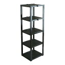 ライクイット (like-it) 靴収納 シューズラック スリム 5段 約幅23.8x奥28.5x高93cm ブラック 日本製 CUBE ショートブーツ収納 省スペース 組み立て簡単 玄関