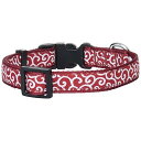 ペティオ (Petio) 首輪 犬雅 唐草カラー レッド M サイズ