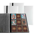 ファイル PP套 ポータブルファスナーカードコレクション (4つのポケットファイルに160枚のカードを収納可能) (白です, 9ポケット360枚収納)