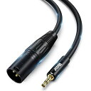 3.5mm to xlr,Veetop xlr 3.5mm 変換,3.5mm to XLR (オス) マイクケーブル 3.5mm trs to xlrオス変換ケーブル 3.5mm (1/8 Inch) ステレオ(オス) to XLR (オス)変換ケー