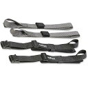 タナックス(Tanax) MOTOFIZZ シートバッグ用 パワータイベルト 2本セット 250mm~2400mm ブラック MF-4724