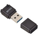 バッファロー BUFFALO USB3.0 microSD専用コンパクトカードリーダー ブラック BSCRM100U3BK