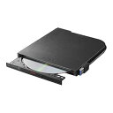 BUFFALO (バッファロー) USB3.1(Gen1)/3.0 外付け DVD/CDドライブ デスクトップパソコン対応 バスパワー Wケーブル(給電ケーブル付き) 薄型ポータブル 国内メーカー Window/Mac ブラック DVSM-PTV8U