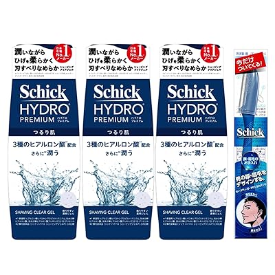 Schick(シック) プレミアム シェービングジェル カミソリ 髭剃り ひげそり シェービング かみそり ホワ..