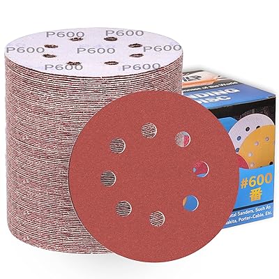 IROKCAKPT  ڡѡ 125mm #600 ǥڡѡ ݷ 8 ޥå ǥ󥰥ǥ,ॵ...