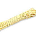 Youriad パラコード 4mm ストラップ ロープ 7芯 30m 耐荷重 250kg 007_225 クリームイエロー 40
