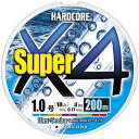 DUEL (デュエル) PEライン 釣り糸 HARDCORE スーパー X4 【 ライン 釣りライン 釣具 高強度 高感度 】 1.0号 200m 5色 H4306-5C