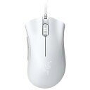 Razer DeathAdder Essential - Mercury White ゲーミングマウス 有線 5ボタン 6400 DPI オプティカルセンサー エルゴノミック形状 【】 RZ01-03850200-R3M1