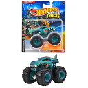ホットウィール(Hot Wheels) モンスタートラック 1:64 メガ・レックス 乗り物おもちゃ ミニカー 3歳から グリーン JGR05