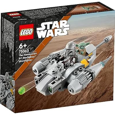 レゴ(LEGO) スター・ウォーズ マンダロリアン N-1スターファイター マイクロファイター おもちゃ 玩具 プレゼント 誕生日 ブロック 知育 クリスマス 男の子 女の子 子供 6歳 7歳 8歳 9歳 宇宙 75363