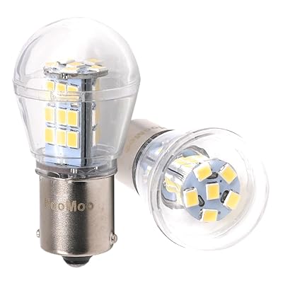 HooMoo S25 LED 󥰥 Хå 奵 ۥ磻  (1156 BA15S ԥ180) 12V/24V...