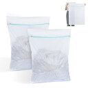 OTraki 洗濯ネット ダウンジャケット 大 2枚入り ランドリーネット 高耐久性のファスナー付き 洗濯袋 60X80CM 四角 細かい網目 家庭用 せんたく...