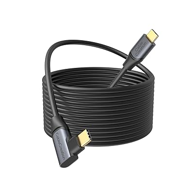 CableCreation Quest 2 link対応 ケーブル 5M, Oculus link適用 ケーブル, USB-C to USB-C ケーブル 5 Gbpsデータ転送 iPhone 15 iPhone 15Pro Max Steam VR