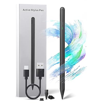 2024最新 iPad ペンシル 第10世代対応 傾き感知/磁気吸着機能対応/超高感度 タッチペン 誤作動防止機能対応 軽量 耐摩 USB type-c充電式 スタイラスペン 2018年以降iPad/iPad Pro/iPad air/iPad mi