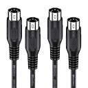 Cable Matters 2本セット MIDI ケーブル - 3m、5ピン DIN MIDIケーブル