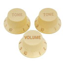 Musiclily Pro ストラトノブセット1V2T インチ規格 USA Strat エレキギター用、クリーム(2)