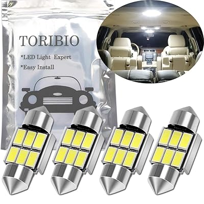 TORIBIO 4 ̵  T1031mm 6SMD LED롼 Festoon 6418 C5W 1.25...