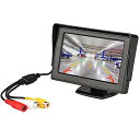 Antion 4.3インチモニター 液晶オンダッシュモニター 2系統の映像入力 バック連動 駐車モニター 12V/24V通用 日本語説明書(2)
