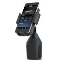 Ocaatech スマホ用車載ホルダー ドリンク式携帯ホルダー スマホホルダー スタンド携帯ホルダー 柔軟なアーム 取り付け簡単/360度回転可能/片手操作/多機種対応(ブラック)