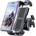 2025新登場 Aomiker バイク スマホ ホルダー スタンド : バイク 携帯 ホルダー オートバイ スマホ 固定 バイクホルダー 原付 自転車 360度回転 振動吸収 片手操作 iPhone1616Plus 16pro 16pro max 1