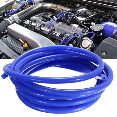 LIKENNY シリコンホース 2m 内径6mm 外径12mm シリコン製バキュームホース 汎用 車 シリコーンチューブ 多用途 耐熱 耐候 高弾力 ホース （ブルー）