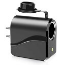 VHBW 100V 12V AC-DC 電源変換アダプター 2A 24W 出力24W未満の車載電気製品対応 PSE 車用シガーライターソケット
