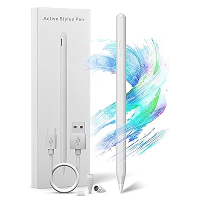 2024最新 iPad ペンシル 第10世代対応 傾き感知/磁気吸着機能対応/超高感度 タッチペン 誤作動防止機能対応 軽量 耐摩 USB type-c充電式 スタイラスペン 2018年以降iPad/iPad Pro/iPad air/iPad mi