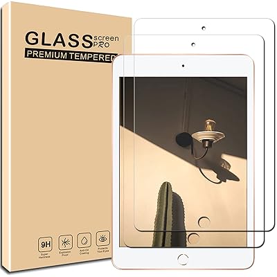 【2枚セッ】UNEED iPad Mini5 2019/iPad Mini4 用の フィルム iPad mini5 /iPad mini4 用の ガラスフィルム 日本旭硝子製 強化液晶保護フィルム ワンタッチ貼付け/気泡ゼロ/ケースと干渉せず/硬度9