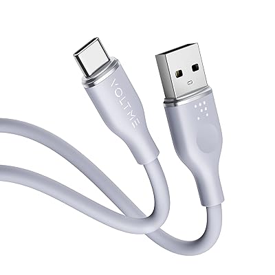 VOLTME USB Type C ケーブル 柔らかいシリコン製 絡まない 断線防止 タイプc ケーブル 急速充電 QuickCharge3.0対応 Xperia/Galaxy/LG/iPad Pro/MacBook その他 Android(アンドロ VOLTME USB Type C ケーブル 柔らかいシリコン製 絡まない 断線防止 タイプc ケーブル 急速充電 QuickCharge3.0対応 Xperia/Galaxy/LG/iPad Pro/MacBook その他 Android(アンドロ