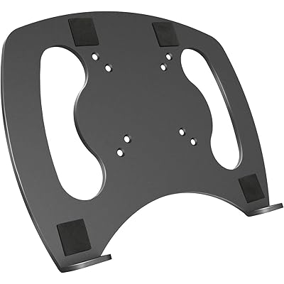 ErGear ノートパソコントレイ モニターアーム取り付け用 VESA 75x75mm 100x100mm対応 耐荷重8kg ノートPC ノートブックトレー タブレット キーボード ホルダー マウント 放熱 滑り止め
