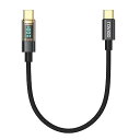 RAVIAD USB Type C ケーブル USB-C & USB-C ケーブル【30CM】タイプc コード PD3.0 QC3.0 対応 100W/5A急速充電 断線防止 高耐久ナイロン編み iPhone 16 15 iPad MacBook P