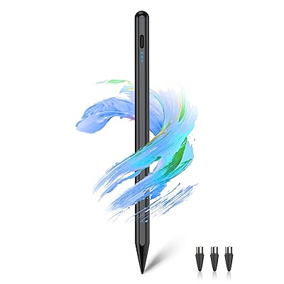 2023業界新登場 ipad ペンシル【全機種対応 type-C急速充電】スタイラスペン超高精度 極細 apple penci互换ペン 誤ON/OFF防止/電量表示/磁気吸着機能対応 軽量 耐久 iPad/iPhone/Android/スマホ/タブレ
