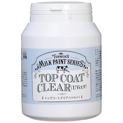 ターナー色彩(Turner Color) メディウム ミルクペイント トップコートクリア(UVカット) MK450105 450ml